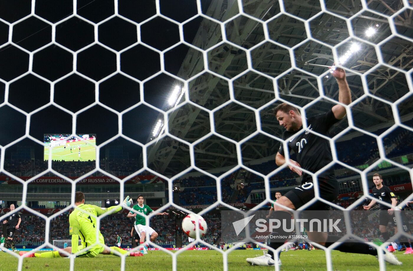 Football. 2017 FIFA Confederations Cup. Mexico vs. New Zealand