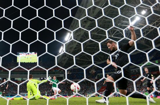 Football. 2017 FIFA Confederations Cup. Mexico vs. New Zealand