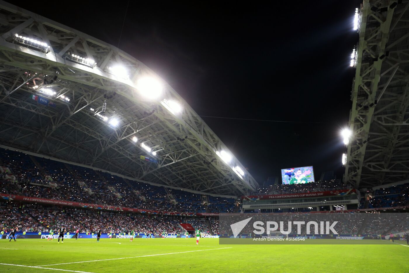 Football. 2017 FIFA Confederations Cup. Mexico vs. New Zealand