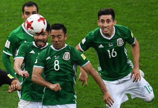 Football. 2017 FIFA Confederations Cup. Mexico vs. New Zealand