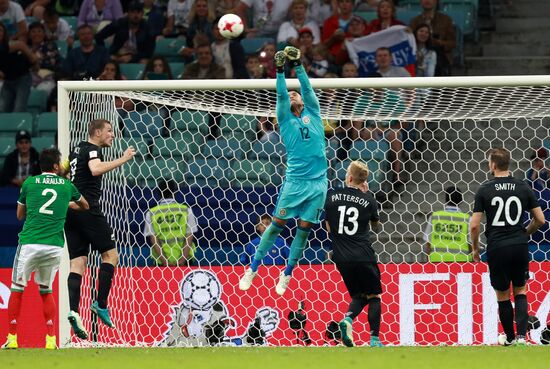 Football. 2017 FIFA Confederations Cup. Mexico vs. New Zealand