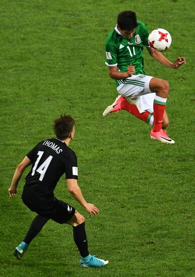 Football. 2017 FIFA Confederations Cup. Mexico vs. New Zealand