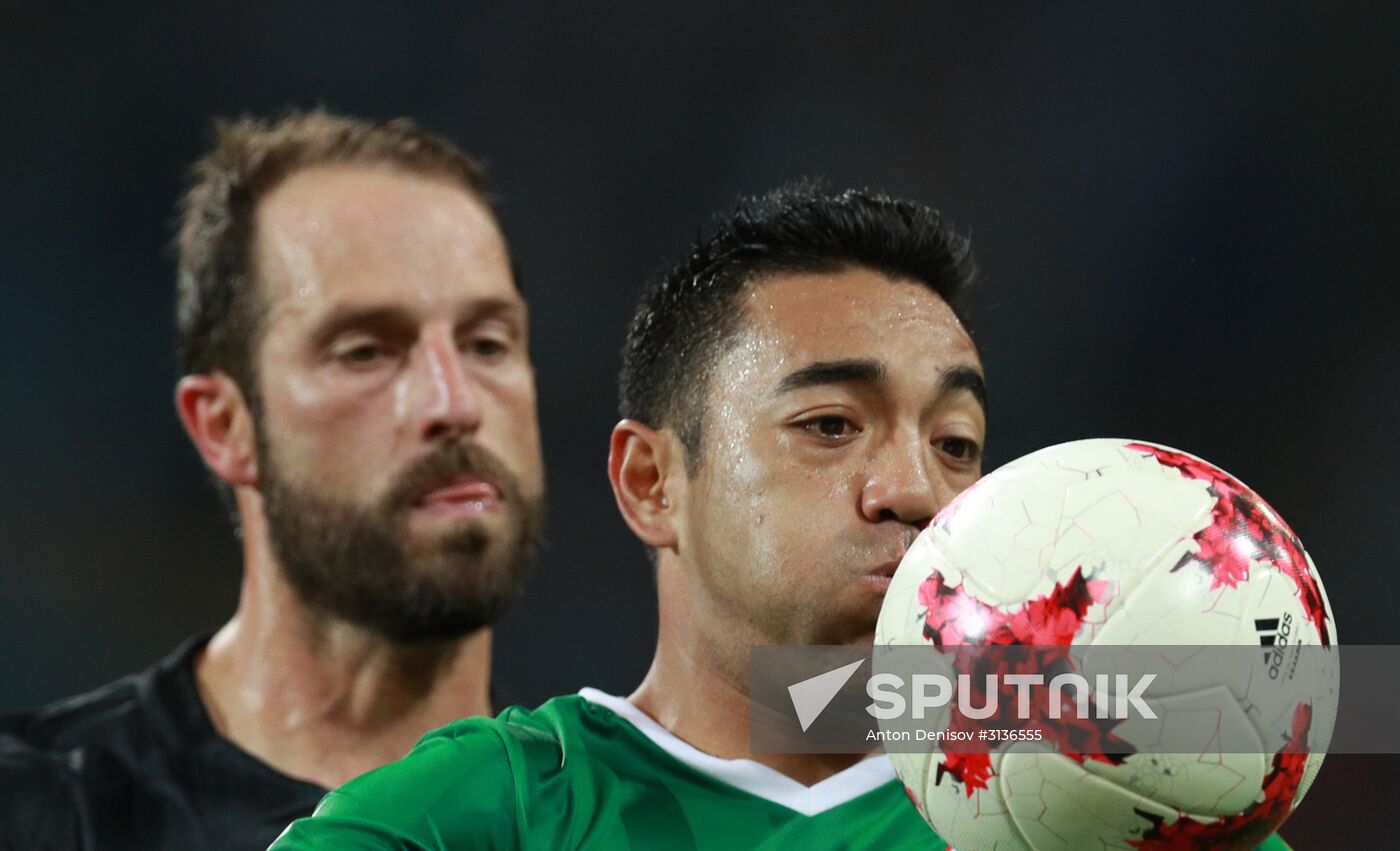Football. 2017 FIFA Confederations Cup. Mexico vs. New Zealand
