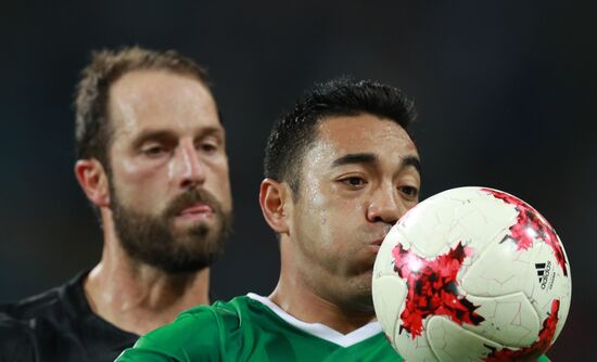 Football. 2017 FIFA Confederations Cup. Mexico vs. New Zealand