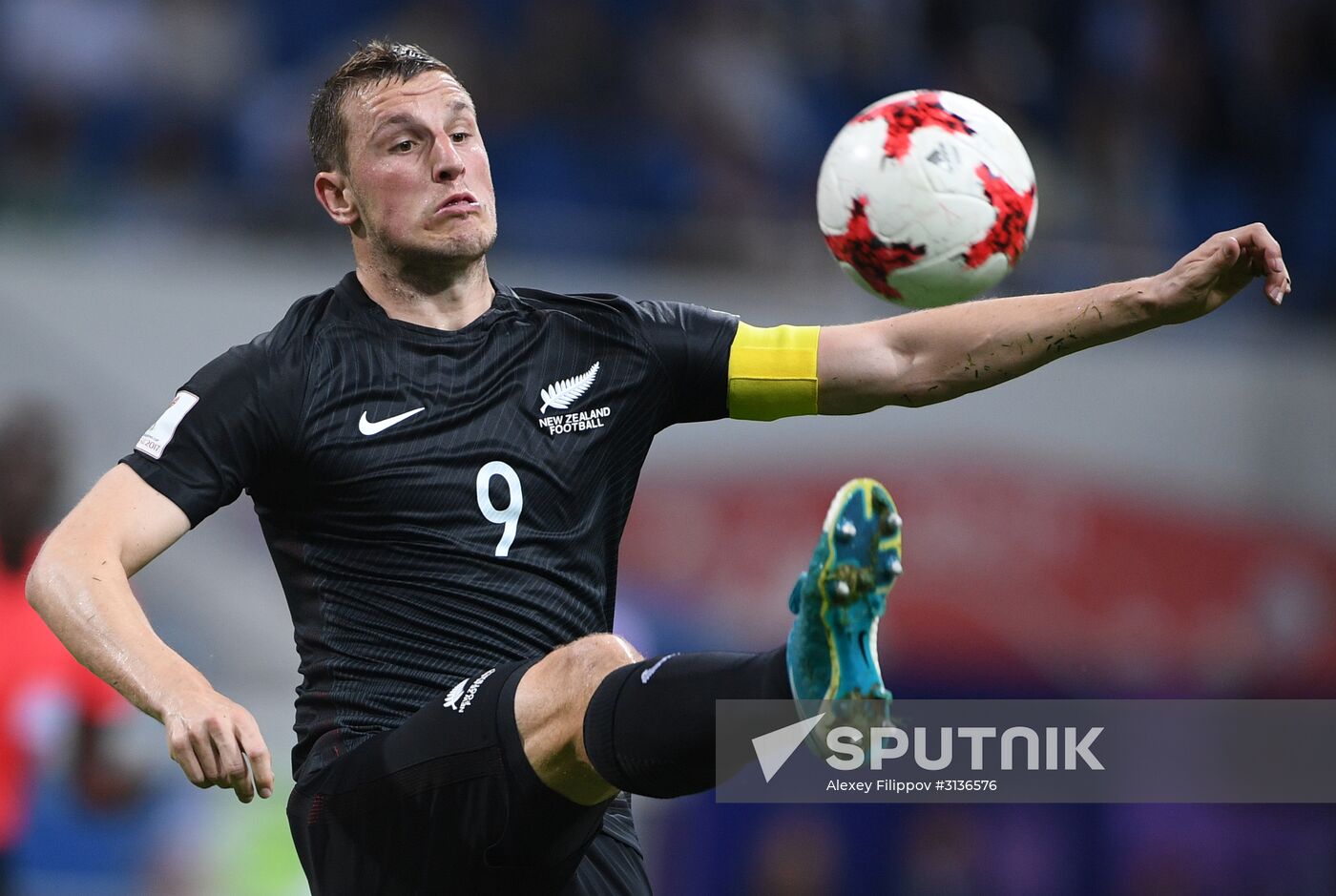 Football. 2017 FIFA Confederations Cup. Mexico vs. New Zealand