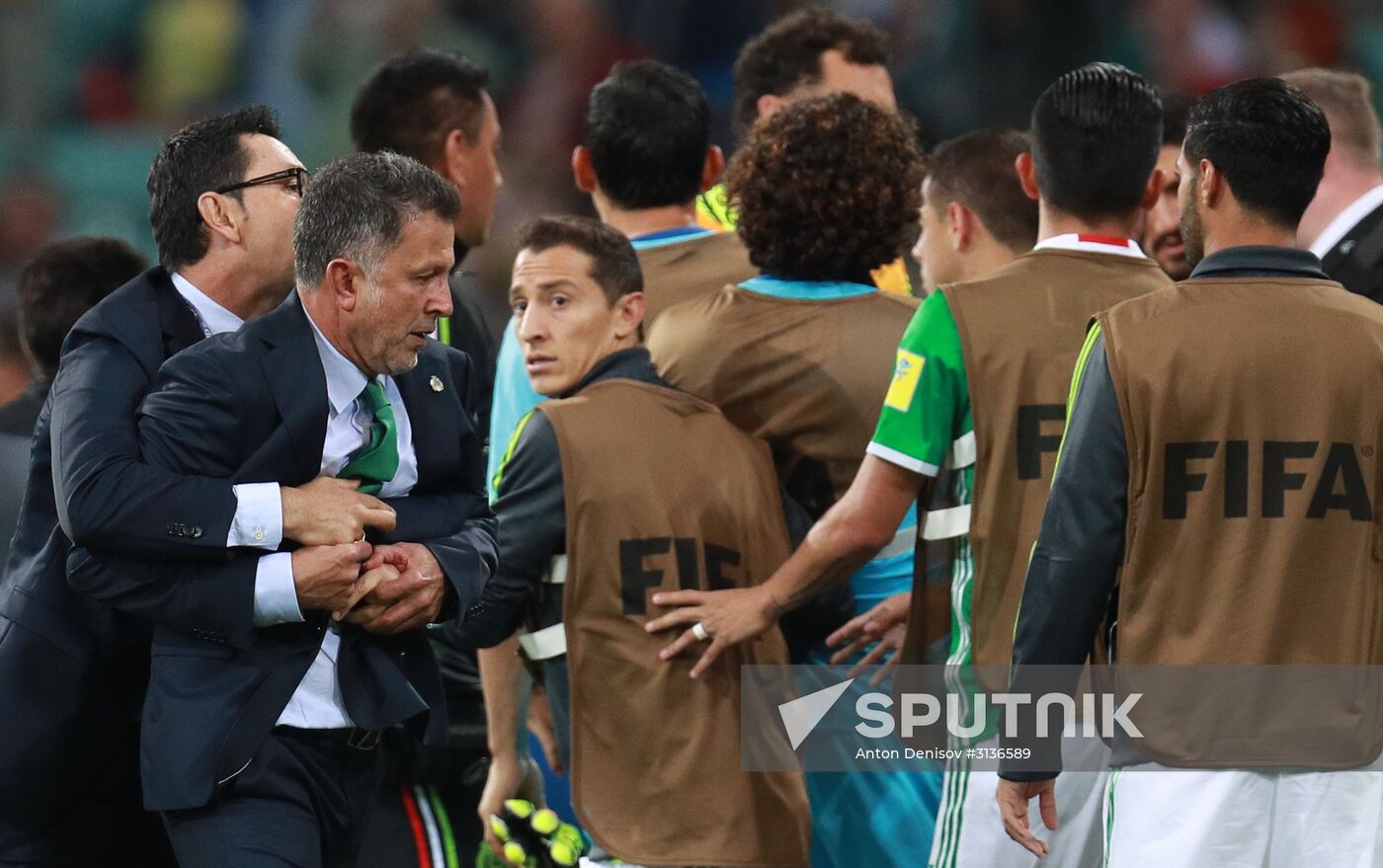 Football. 2017 FIFA Confederations Cup. Mexico vs. New Zealand