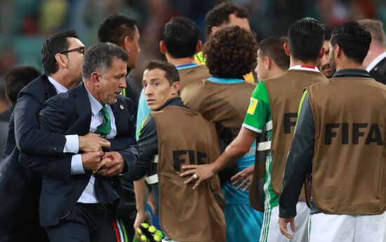 Football. 2017 FIFA Confederations Cup. Mexico vs. New Zealand