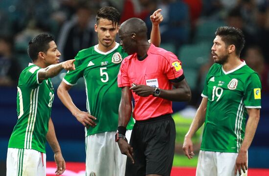 Football. 2017 FIFA Confederations Cup. Mexico vs. New Zealand