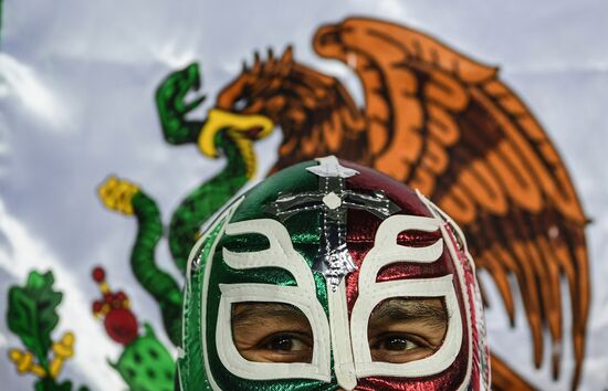 Football. 2017 FIFA Confederations Cup. Mexico vs. New Zealand