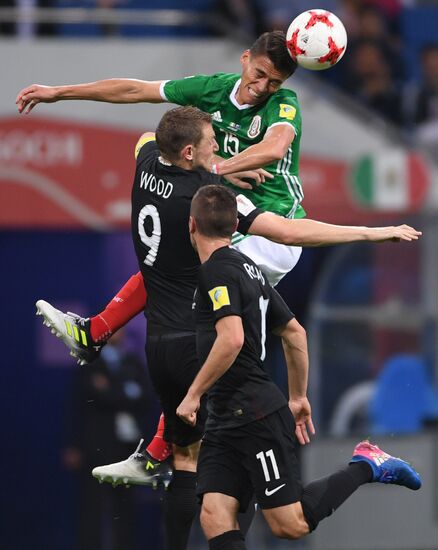 Football. 2017 FIFA Confederations Cup. Mexico vs. New Zealand