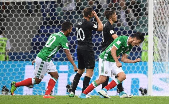 Football. 2017 FIFA Confederations Cup. Mexico vs. New Zealand