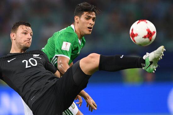 Football. 2017 FIFA Confederations Cup. Mexico vs. New Zealand