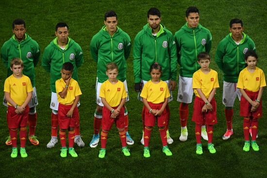 Football. 2017 FIFA Confederations Cup. Mexico vs. New Zealand