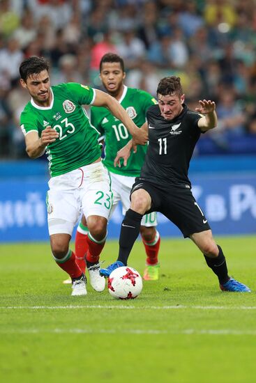 Football. 2017 FIFA Confederations Cup. Mexico vs. New Zealand