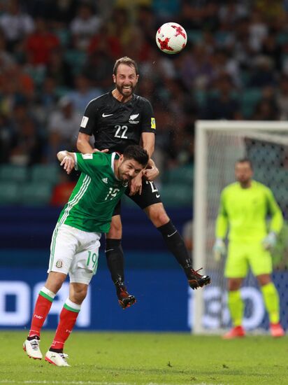 Football. 2017 FIFA Confederations Cup. Mexico vs. New Zealand