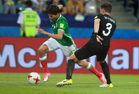 Football. 2017 FIFA Confederations Cup. Mexico vs. New Zealand