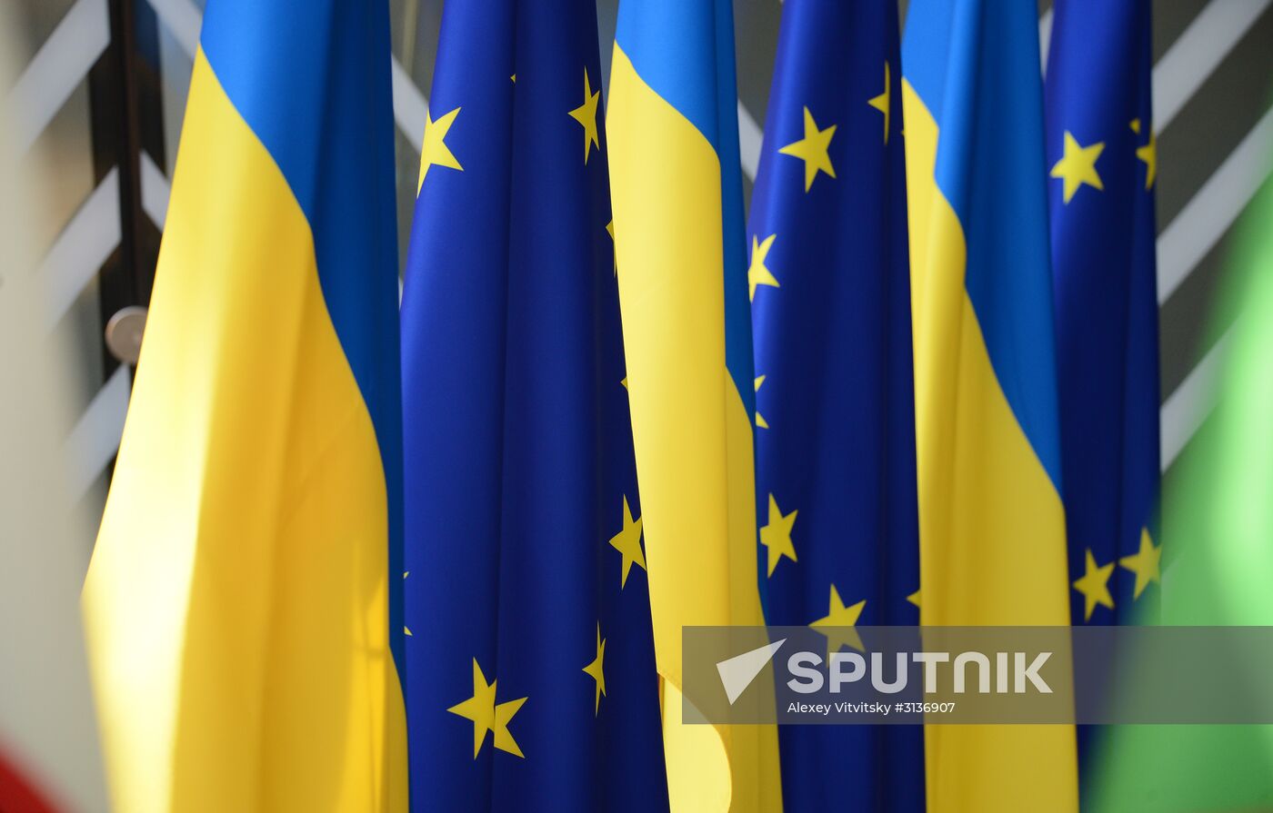 Ukrainian President Petro Poroshenko's meeting with President of the European Council Donald Tusk