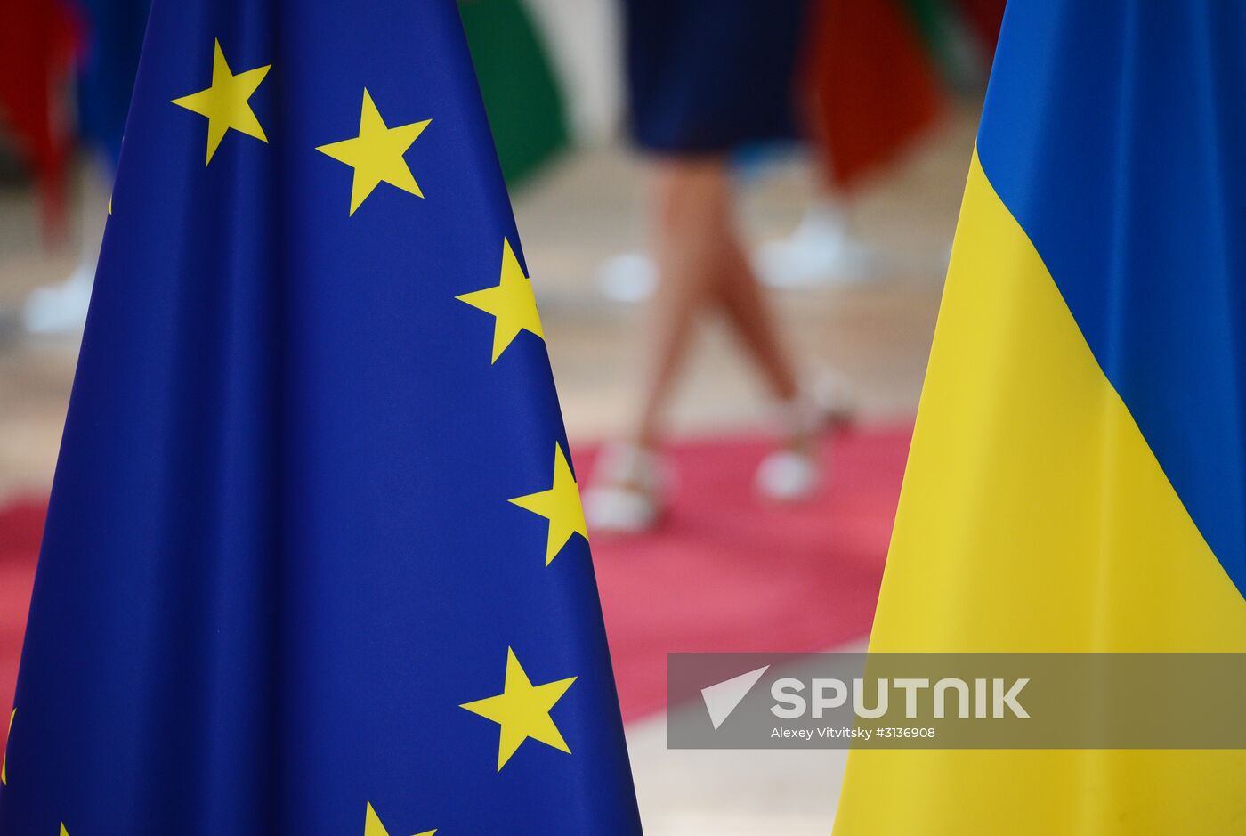Ukrainian President Petro Poroshenko's meeting with President of the European Council Donald Tusk