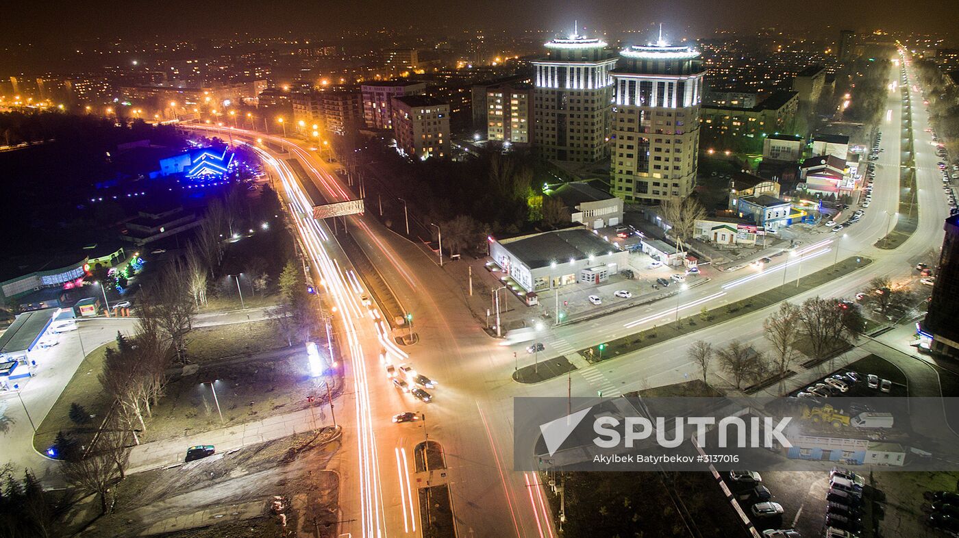 Bishkek at night