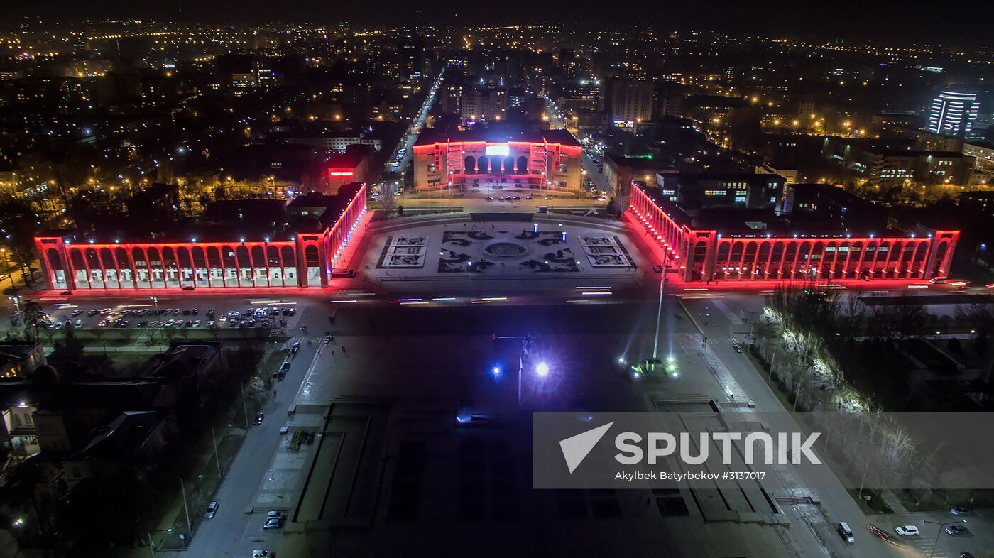 Bishkek at night
