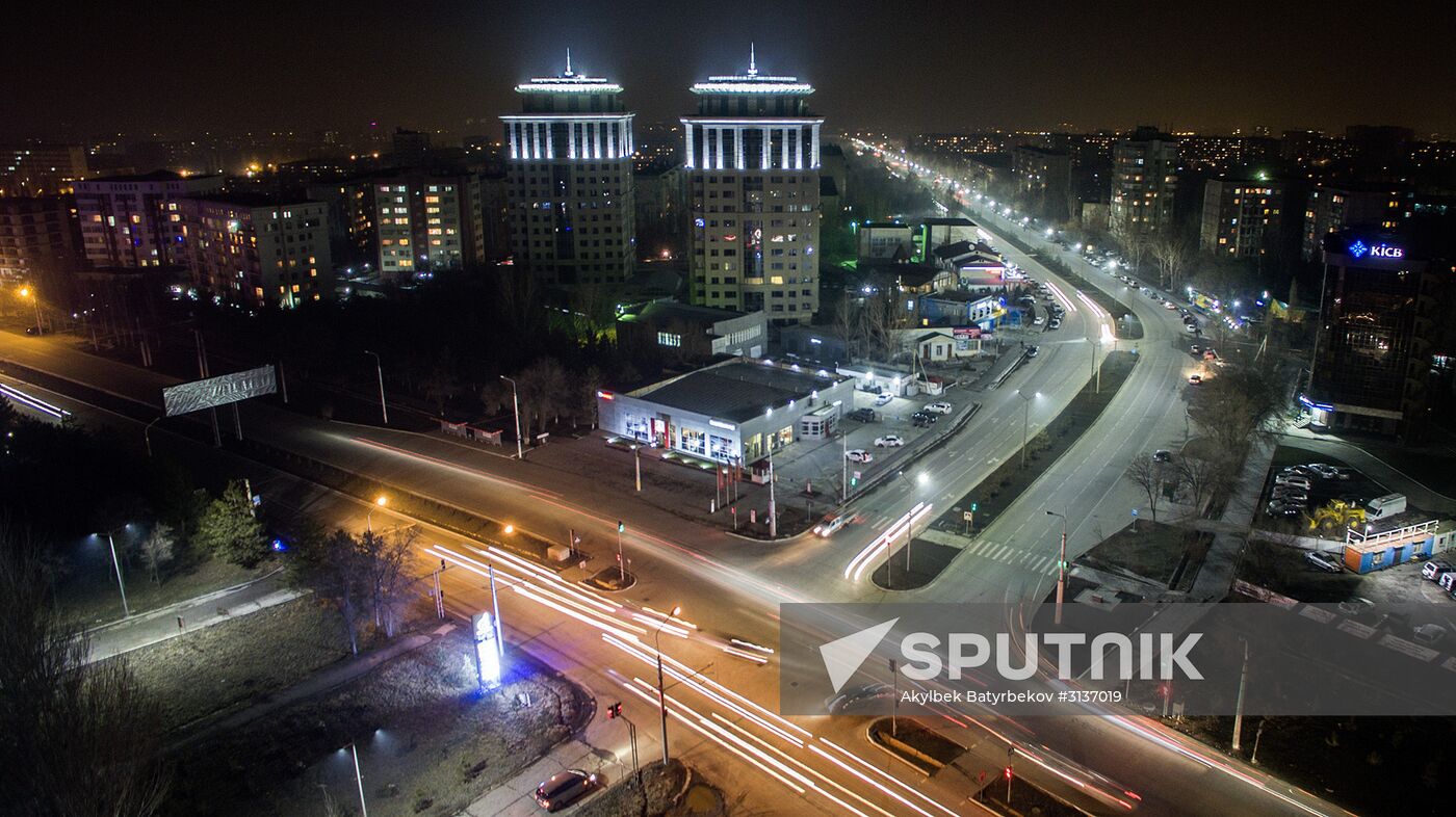 Bishkek at night