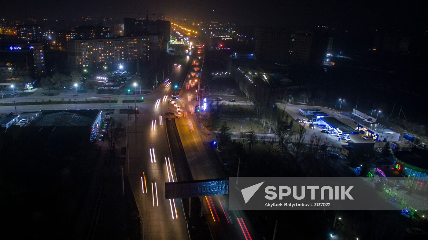 Bishkek at night