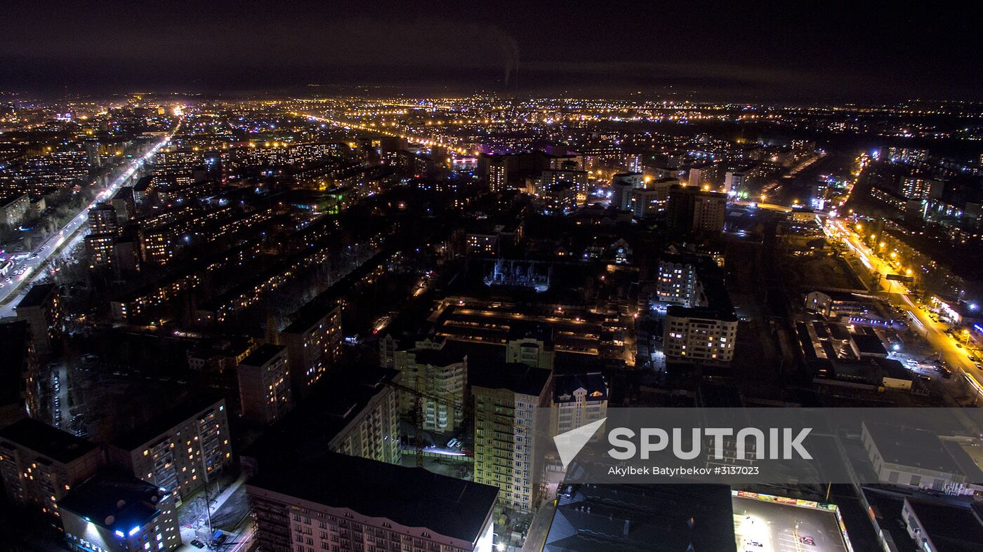 Bishkek at night
