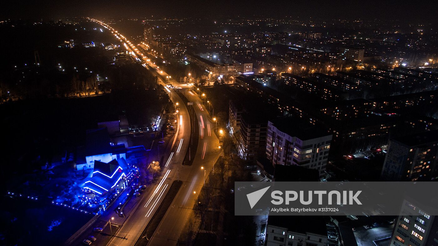 Bishkek at night