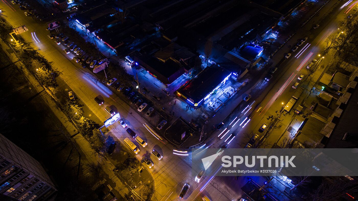 Bishkek at night