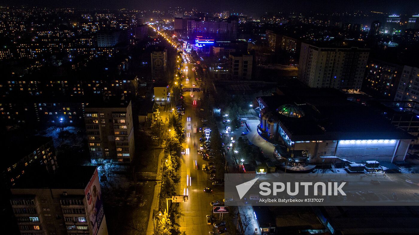 Bishkek at night