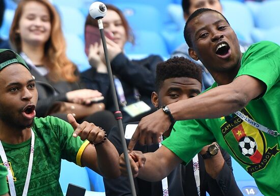 Football. 2017 FIFA Confederations Cup. Cameroon vs. Australia