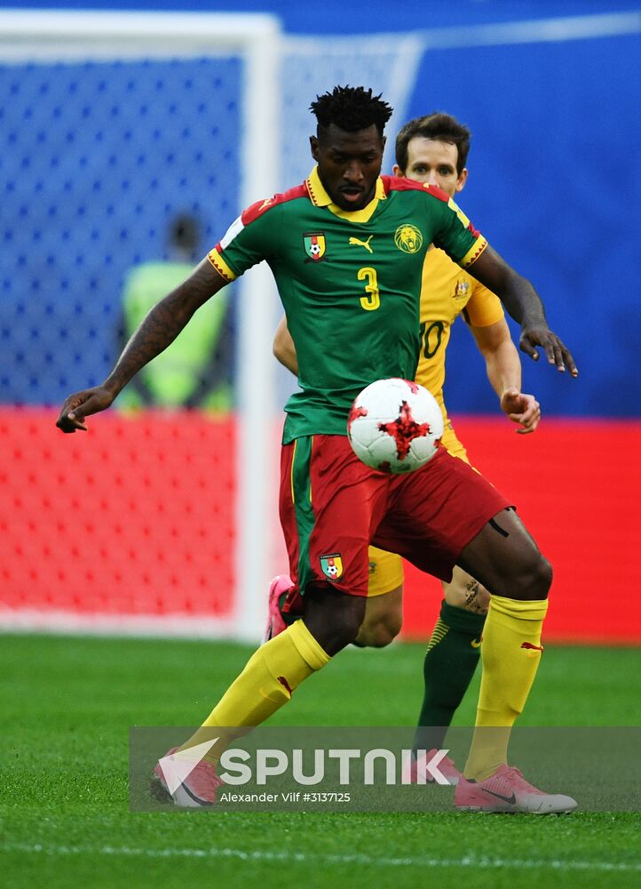 Football. 2017 FIFA Confederations Cup. Cameroon vs. Australia