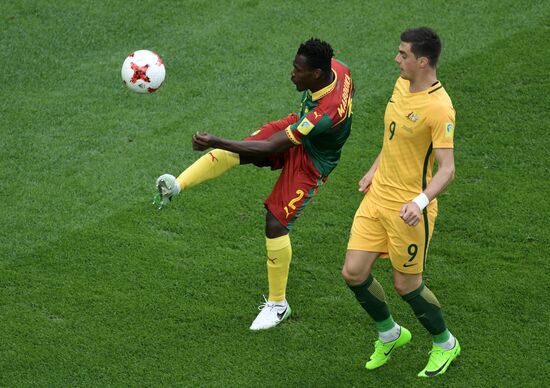 Football. 2017 FIFA Confederations Cup. Cameroon vs. Australia