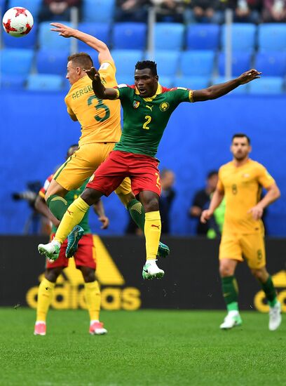 Football. 2017 FIFA Confederations Cup. Cameroon vs. Australia