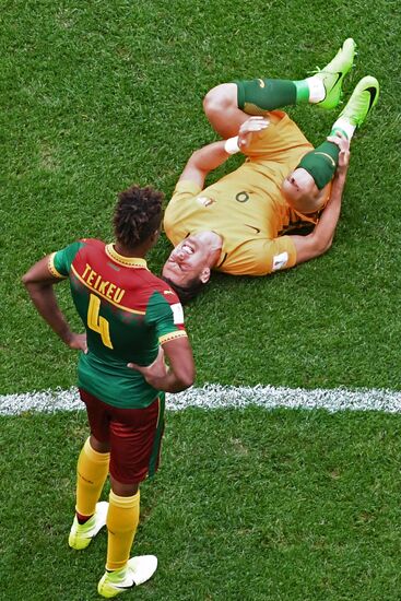 Football. 2017 FIFA Confederations Cup. Cameroon vs. Australia