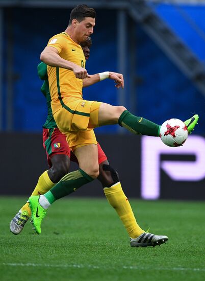 Football. 2017 FIFA Confederations Cup. Cameroon vs. Australia