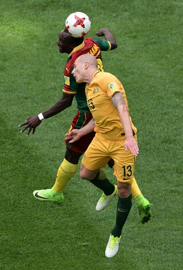 Football. 2017 FIFA Confederations Cup. Cameroon vs. Australia