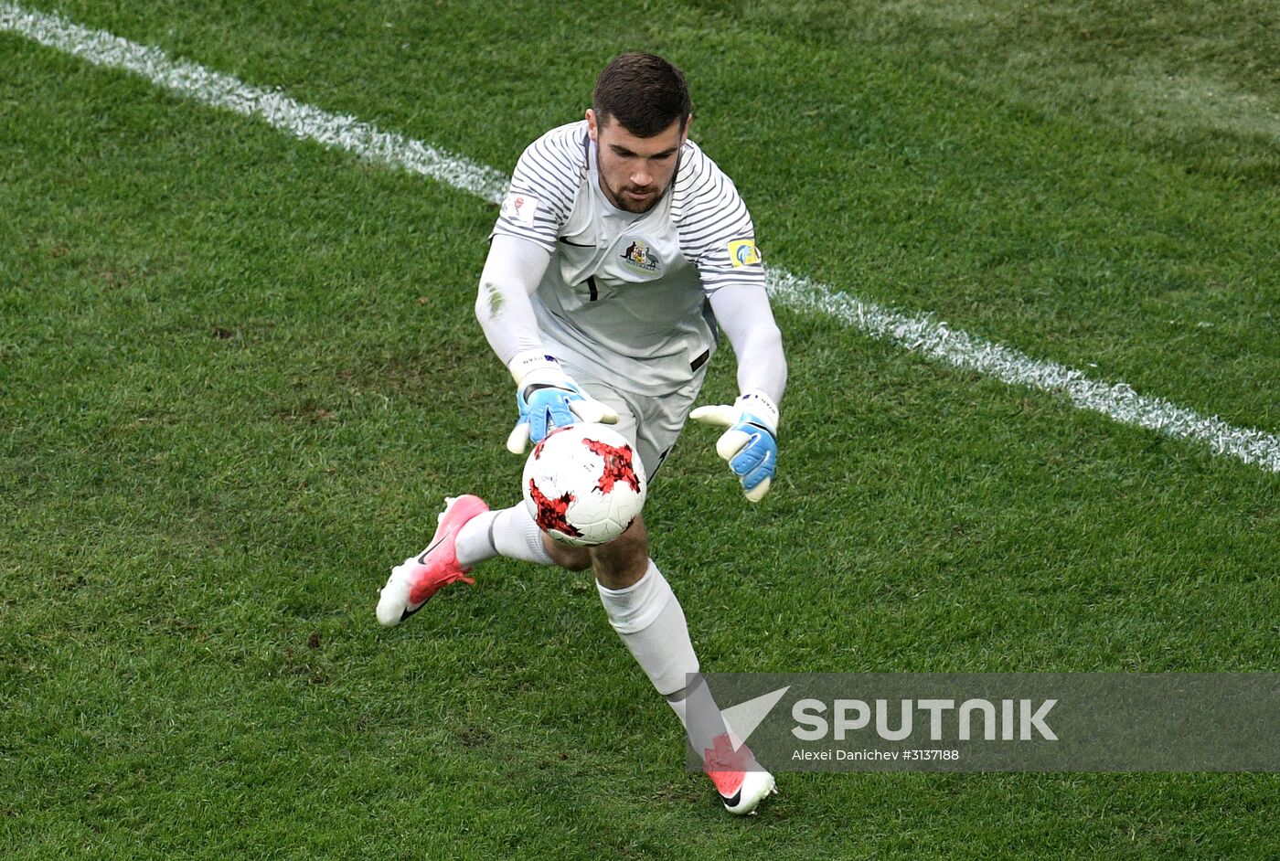 Football. 2017 FIFA Confederations Cup. Cameroon vs. Australia