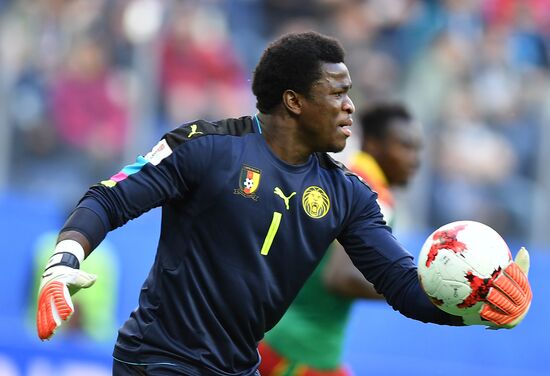 Football. 2017 FIFA Confederations Cup. Cameroon vs. Australia