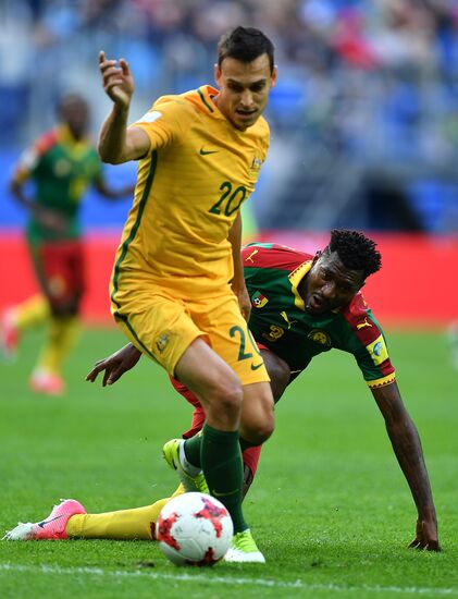 Football. 2017 FIFA Confederations Cup. Cameroon vs. Australia