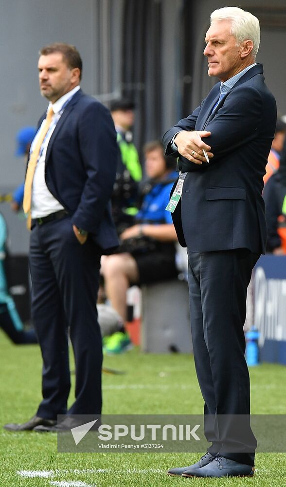 Football. 2017 FIFA Confederations Cup. Cameroon vs. Australia