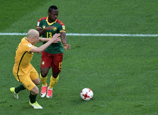 Football. 2017 FIFA Confederations Cup. Cameroon vs. Australia