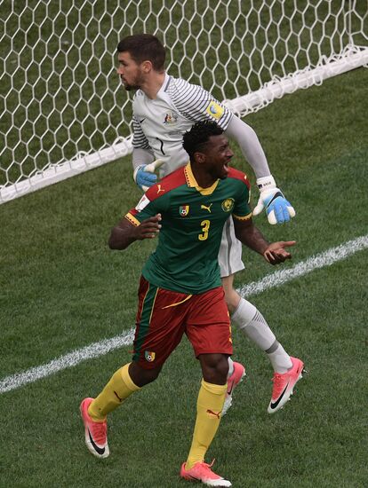 Football. 2017 FIFA Confederations Cup. Cameroon vs. Australia
