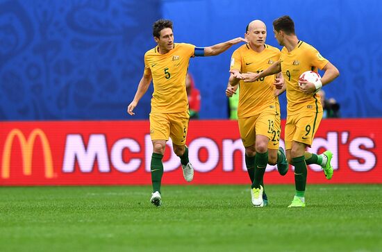 Football. 2017 FIFA Confederations Cup. Cameroon vs. Australia