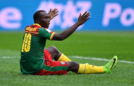 Football. 2017 FIFA Confederations Cup. Cameroon vs. Australia