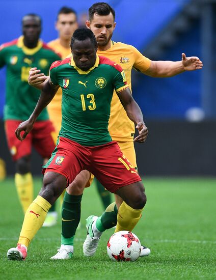 Football. 2017 FIFA Confederations Cup. Cameroon vs. Australia