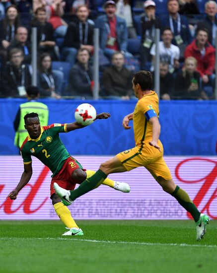 Football. 2017 FIFA Confederations Cup. Cameroon vs. Australia