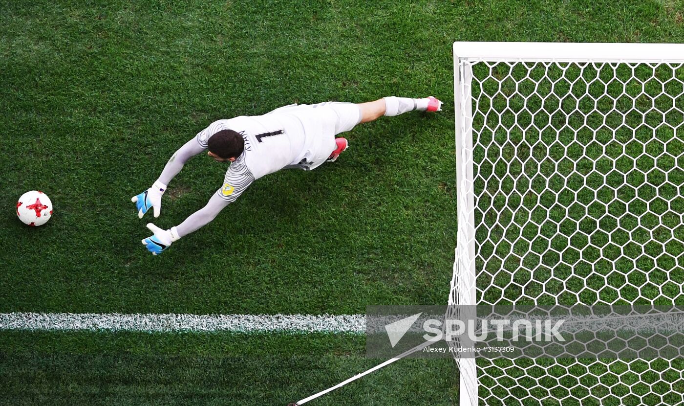 Football. 2017 FIFA Confederations Cup. Cameroon vs. Australia