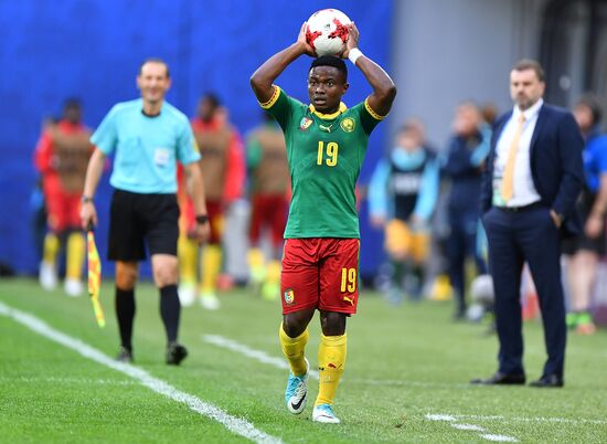 Football. 2017 FIFA Confederations Cup. Cameroon vs. Australia