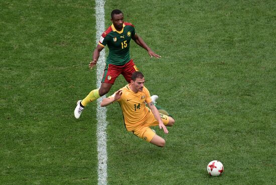 Football. 2017 FIFA Confederations Cup. Cameroon vs. Australia